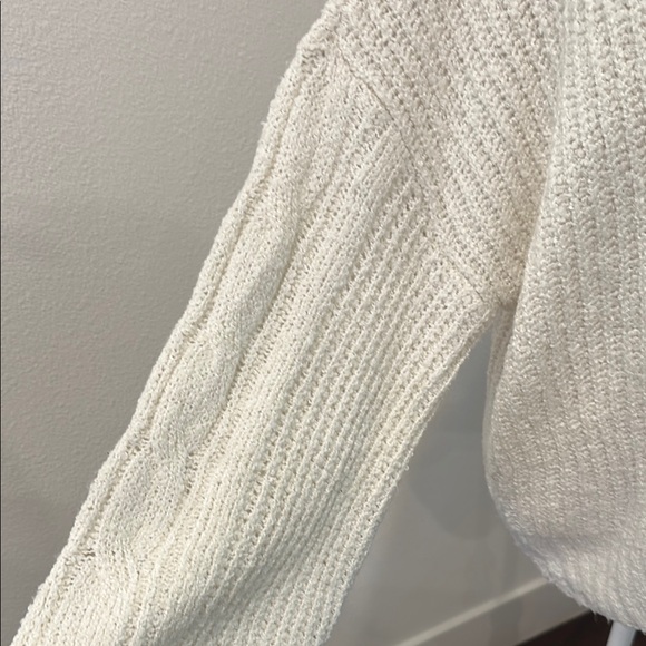 SO Women's Cream V-Neck Sweater - Picture 8 of 12